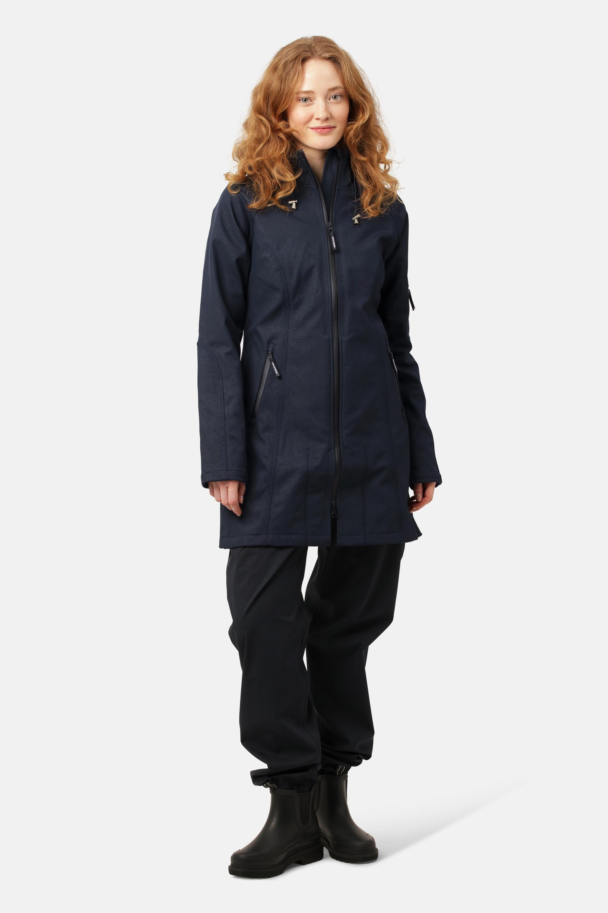 Softshell Regnjakke - Dark Indigo